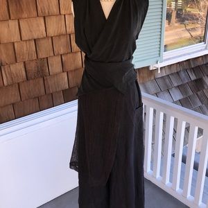 EUC!! GORGEOUS linen, silk and cotton blend pants